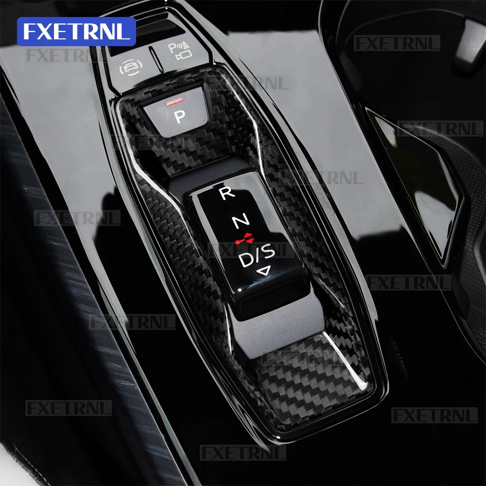 ألياف الكربون الجافة لأودي A3/A5/A6/Q5/Q6/SQ5/SQ6/RS3 S e-tron GT/RS e-tron GT 2025-UP Q4 e-tron 2024-UP لوحة تحويل تروس السيارة