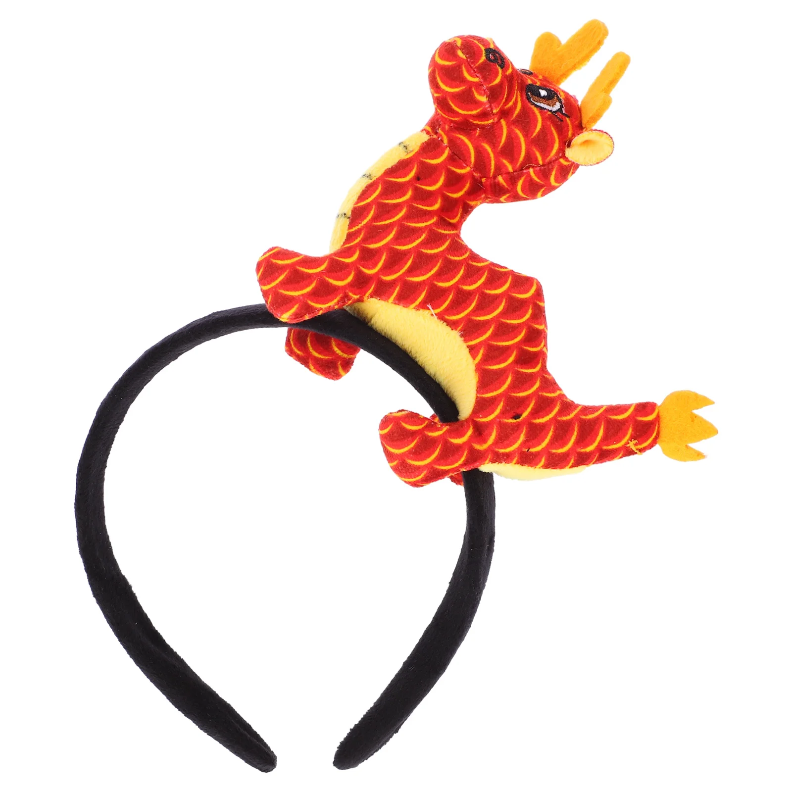 عصابة رأس مريحة على شكل سنة التنين، عصابة رأس عملية للعام الجديد لجميع الأعمار، عصابات رأس للبالغين، عصابة رأس للحفلات، عصابات رأس للعطلات