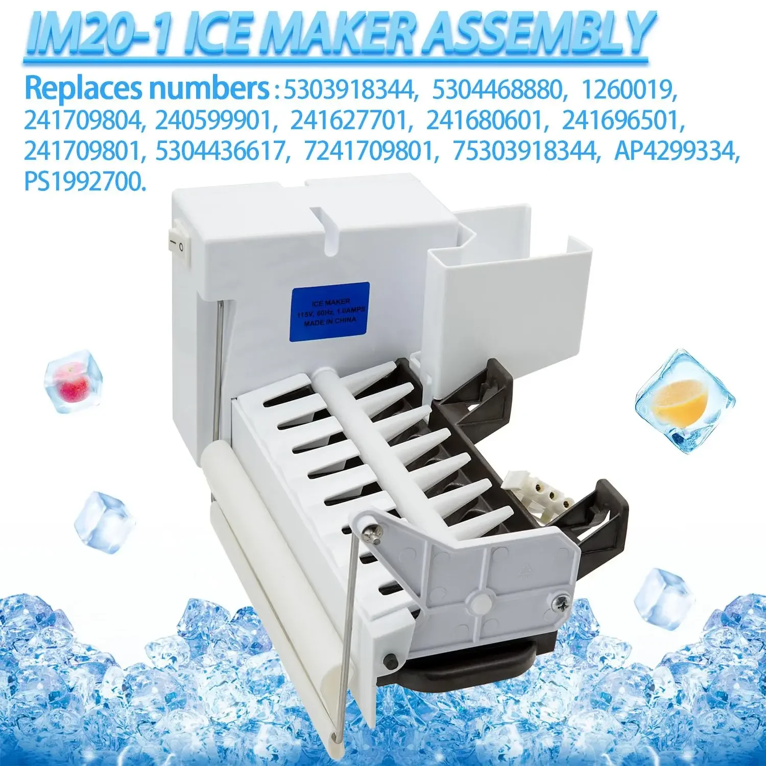 IM20-1 Ice Maker Compatible with  Elec-trolux Refrigerators