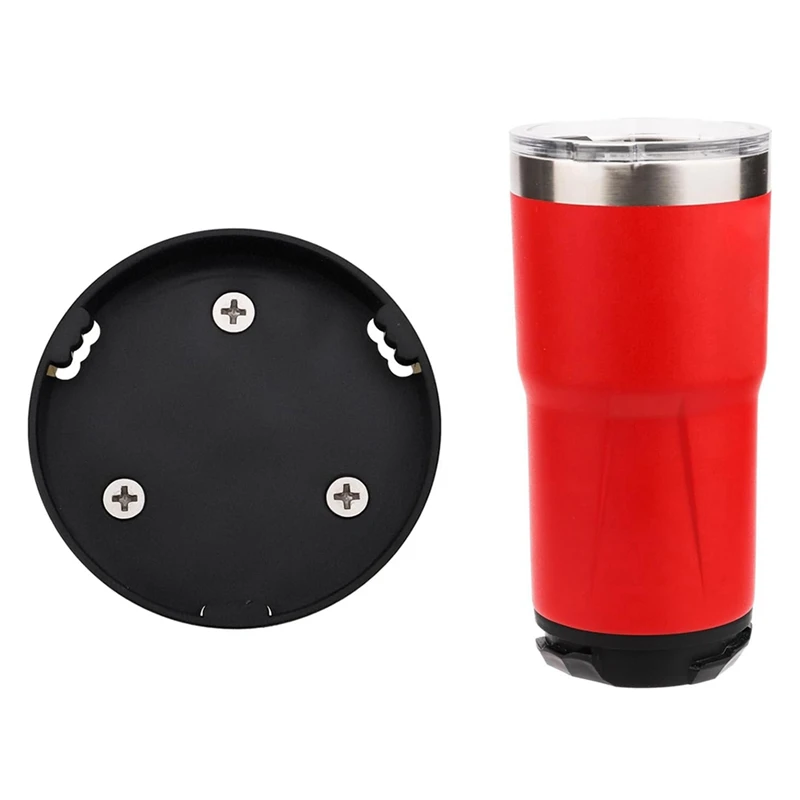 Tumbler Mount For Milwaukee Packout, Cup Holder With Screws Compatible For Milwaukee Packout Cup 20Oz & 30Oz