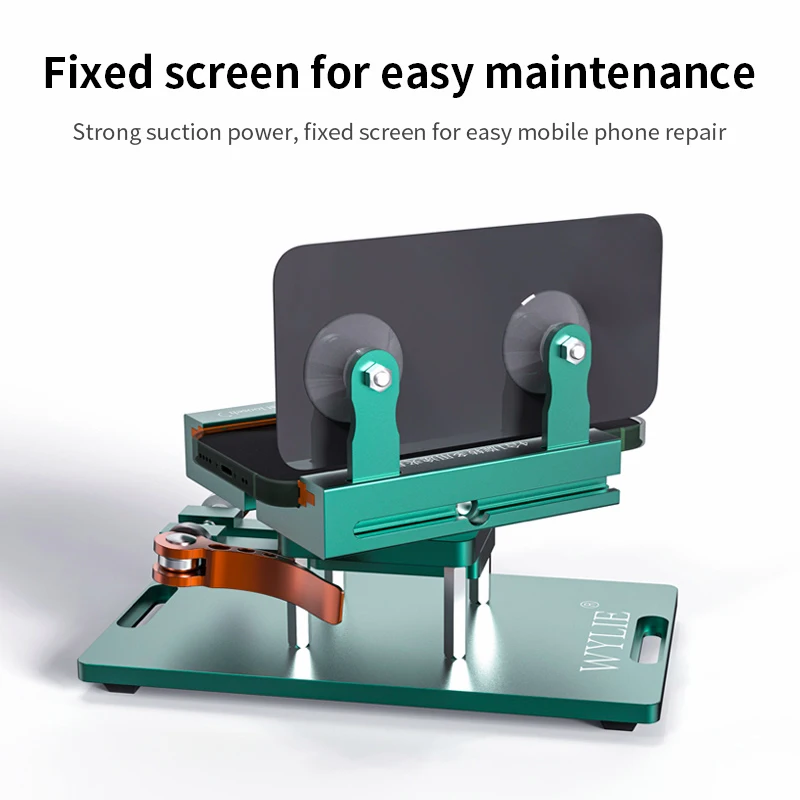 WYLIE WL-135A 4 IN 1 Rotation Multi-Purpose Fixture Mobile Phone Heating Free Diassembly Holder Screen Removal Separate Clamp