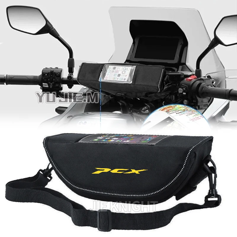 

Motorcycle Scooter Handlebar Bag For Honda PCX 125 PCX 150 PCX160 Motorcycle Waterproof And Dustproof Handlebar bag