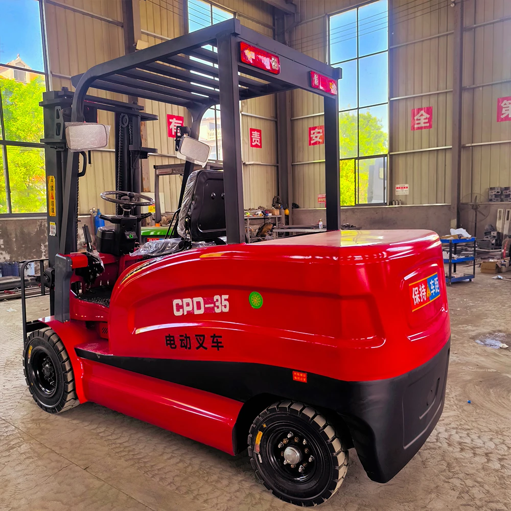 Factory Price 1 Ton 1.5 Ton 2 Ton Electric Forklift Lithium Battery 4 Wheel Balance Weight Forklift