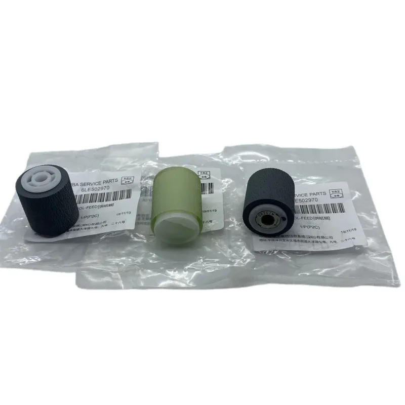 1SETS 6LE502970 6LE502960 Original Feed Paper Wheel Roller For Toshiba 4508A 5008A 3008A 2508A 3508A ADF Pickup Roller