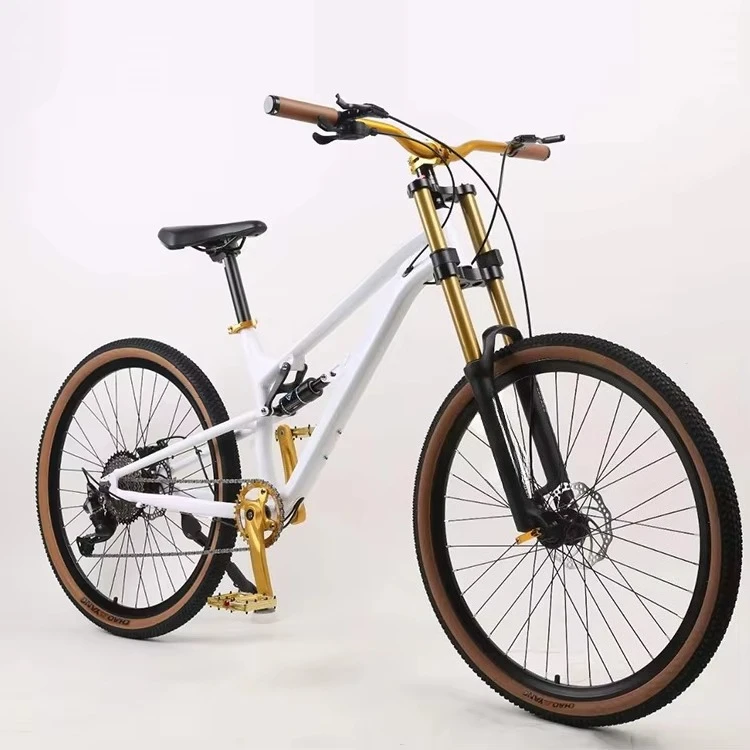 27.5 Inch Full Suspension Mountain Bike Lightweight Aluminium Alloy Mtb Downhill MTB Soft-tail Bike OEM