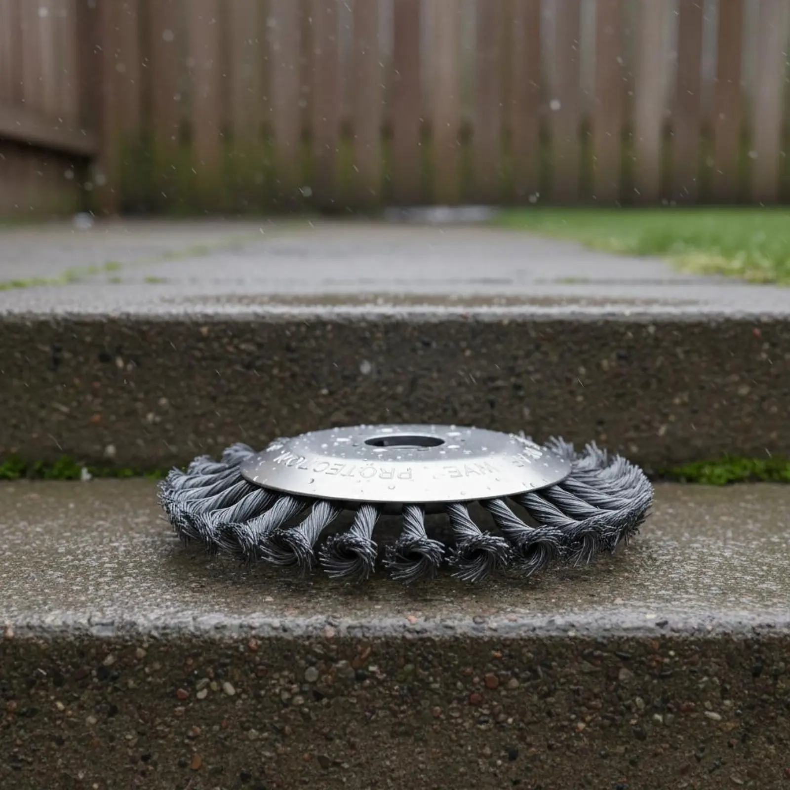 

Steel Wire Trimmer Head Versatile Twisted Wire Vegetation Brush Gardening Tool Accessory Rust Removal for Garden, Sidewalks