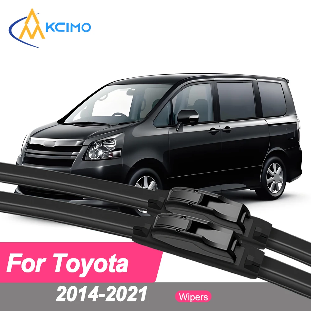 

Premium Rubber Durable Silent Windshield Wiper Blades 2pcs for Toyota Noah R80 2014-2021 Voxy Esquire Front Wiper Blades Set