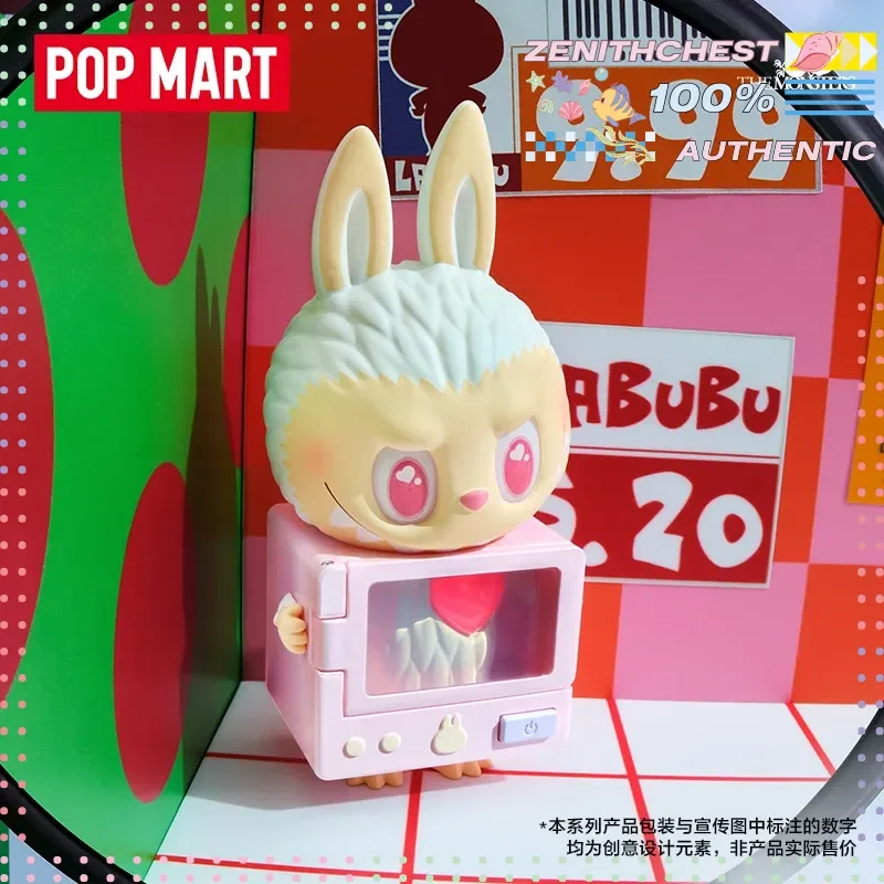 POPMART حقيقية LABUBU سلسلة الوحوش Labubu أحمق مارت صندوق أعمى العصرية لطيف أرقام Labubu سلسلة جمع الاطفال هدية