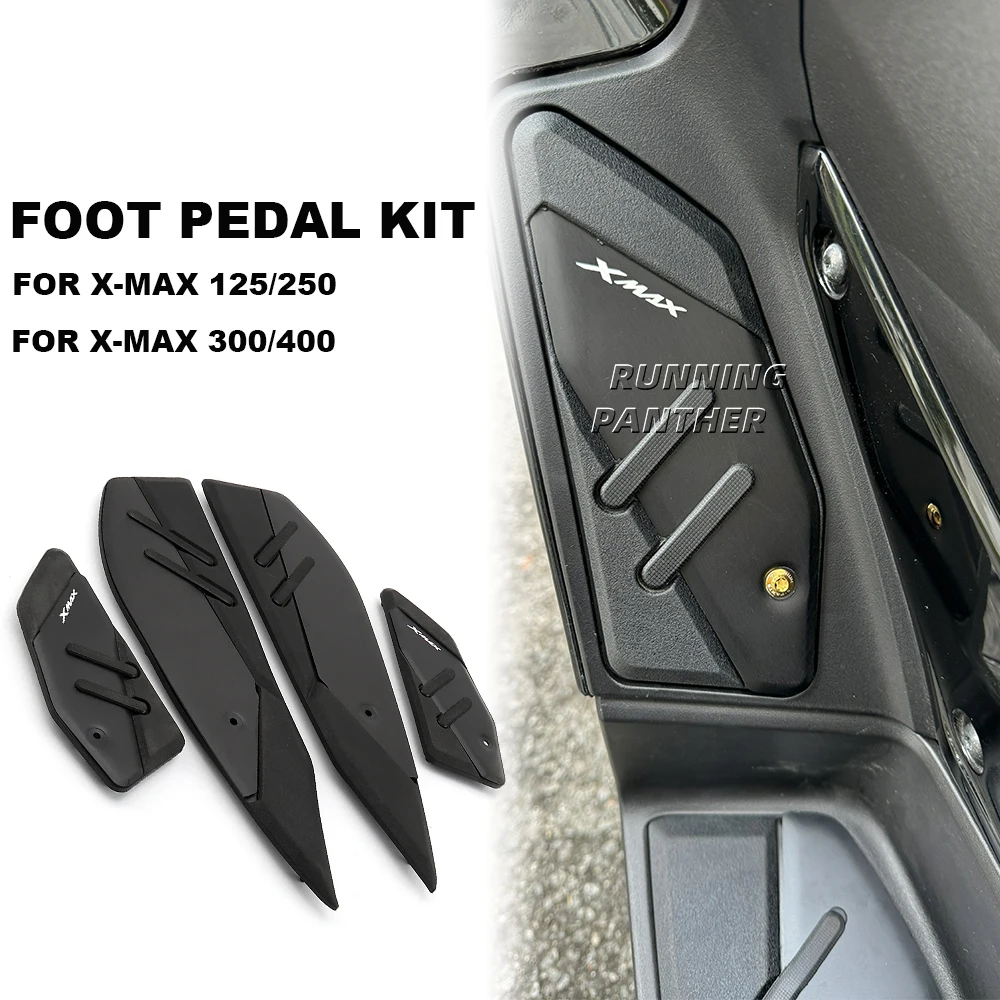 

For Yamaha XMAX 125 250 300 400 XMAX125 XMAX250 XMAX300 XMAX400 XMAX 2023 Foot Pegs Motorcycle Skidproof Pedal Footrest Footpads