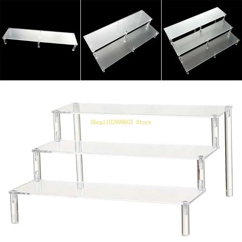 

Figure Stand Holder Display Standing Rack Transparent Support Screen Bracket Figure Model Mannequin Dollhouse Kids J0MF