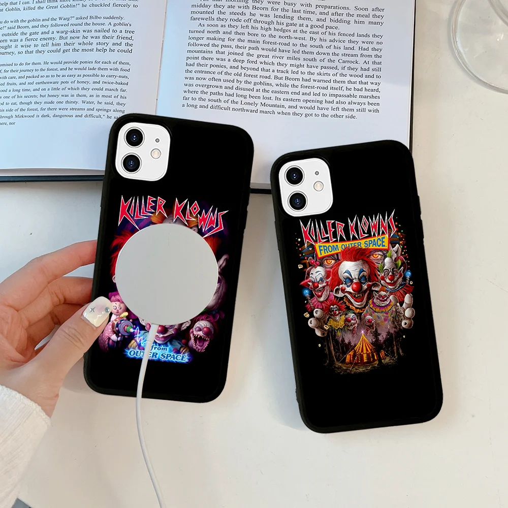 

Movie K-Killer Klowns From Outer Space Phone Case Magesafe Magnetic Wireless Charge Case For IPhone 16 11 12 13 14 15 Pro Max