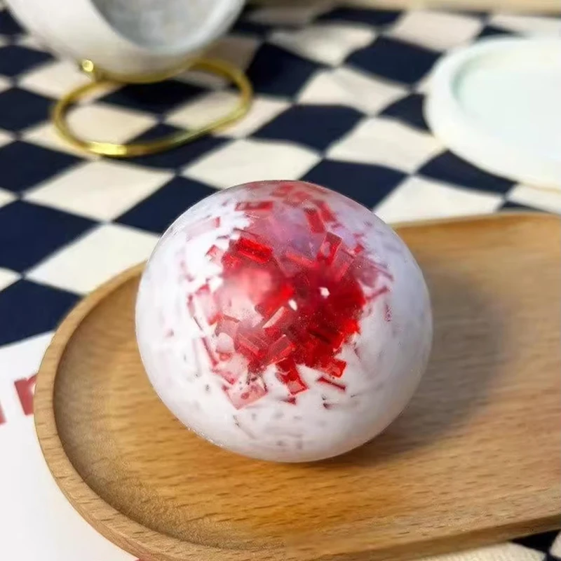 Weicher Eiswürfel-Quetschball aus TPR, formbar, Stressabbau-Spielzeug, Kristall-Eis-Bruch-Sensorik-Fidget-Spielzeug gegen Stress und Angst – Detail 12