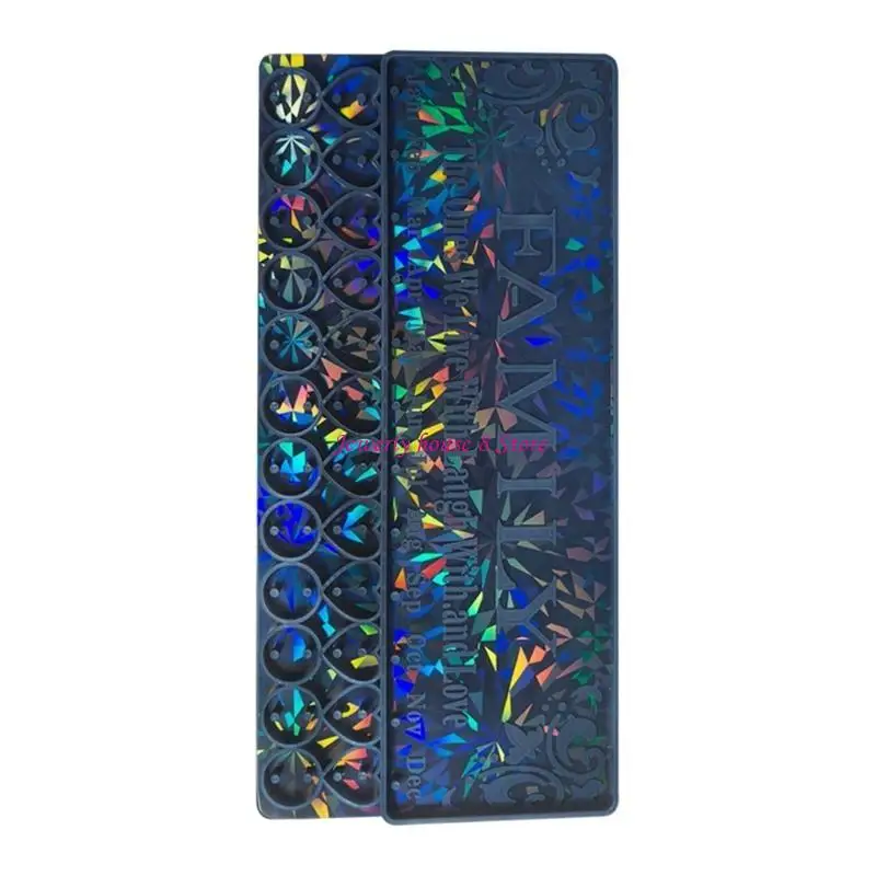 قوالب تقويم الراتنج قوالب زينة معلقة مقاومة للماء قالب قلادة من راتنج الإيبوكسي مناسب لعرض المنتج #4