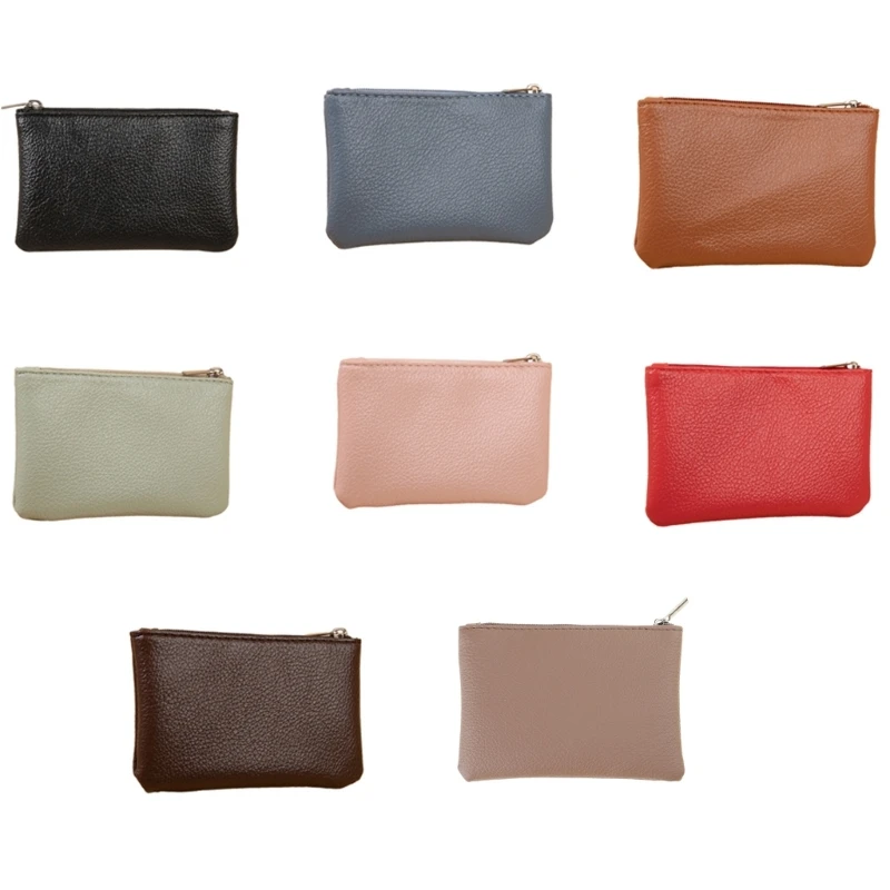 Versatile PU Leather Coin Purse Compact Wallet for Men and Women Suitable for Shopping and Travel