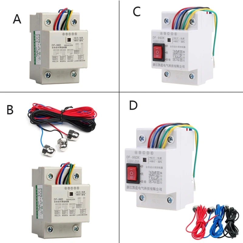 DF-96D for Smart Automatic Water Level Controller Sensor Probe Water Pump for Tank Liquid Level Detector Switch Durable