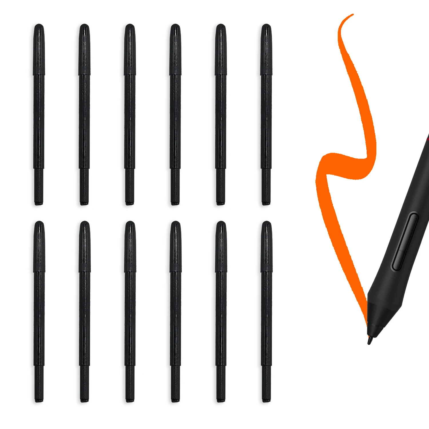 Wymienne końcówki pasywne PA1 PA2 do piór XP-Pen Deco, Artist 12, Artist 13.3, Artist 15.6, Artist 22R, Artist 24 Pro. — zdjęcie produktu 2