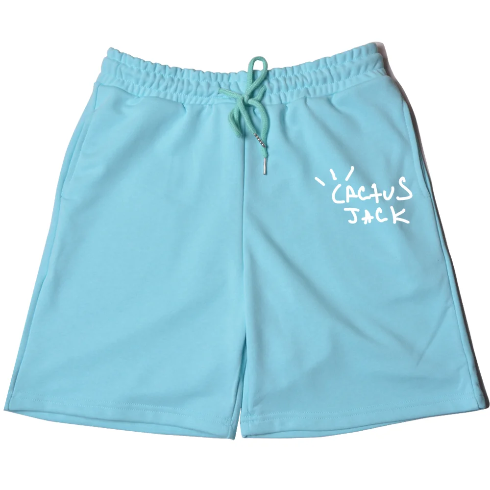 Cactus Jack New Beach Shorts Gym Sports Shorts Comfortable, Pure Cotton Breathable Daily Cool ASTROWORLD Casual Shorts