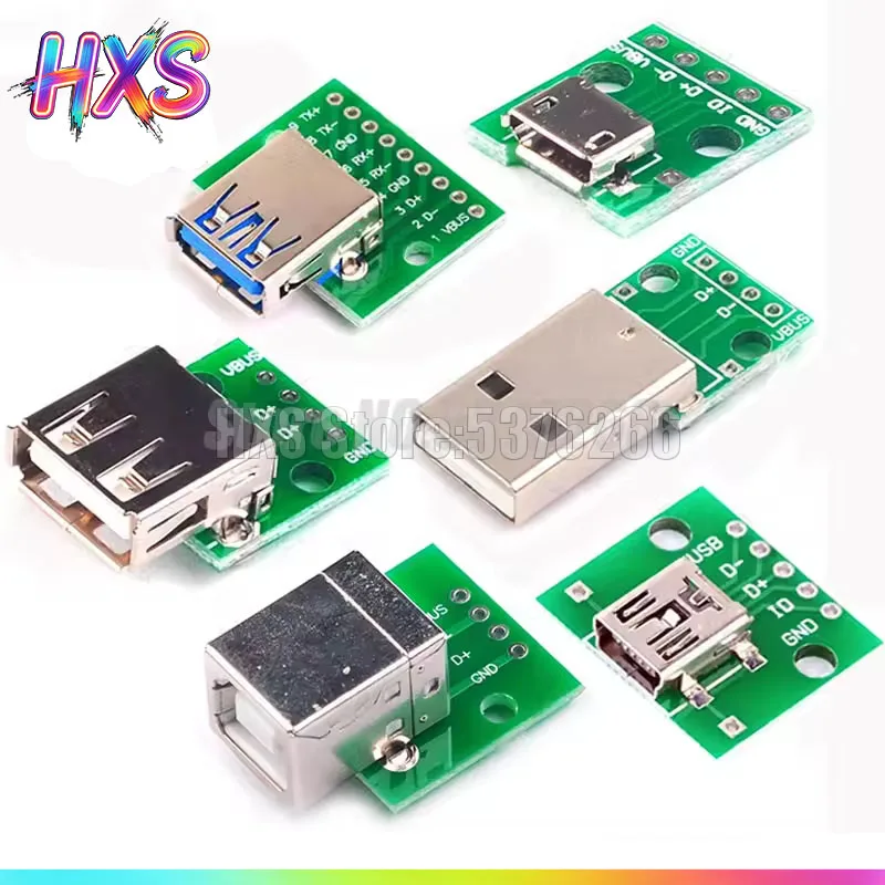 5Pcs Mini Micro Usb…