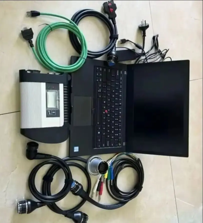 برنامج Win10 متعدد اللغات 09/2025 لأداة تشخيص Mb star c4 90% كمبيوتر محمول جديد T470 i5 وحدة المعالجة المركزية 16g ram مجموعة كاملة #1