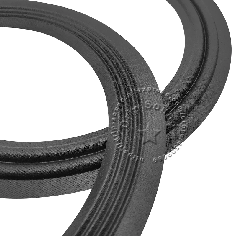 2 قطعة 10 "بوصة 2-حلقة/4 حلقة المتكلم القماش مطوية حافة مكبر الصوت مكبر الصوت إصلاح الجانب الدائرة المحيطة استبدال أجزاء # أسود