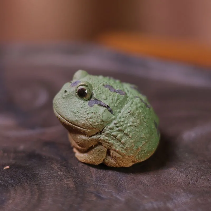 Zisha thé animal de compagnie petite grenouille à cornes Premium neutralable tentant la richesse grenouille thé jouer aquarium aménagement paysager décoration thé