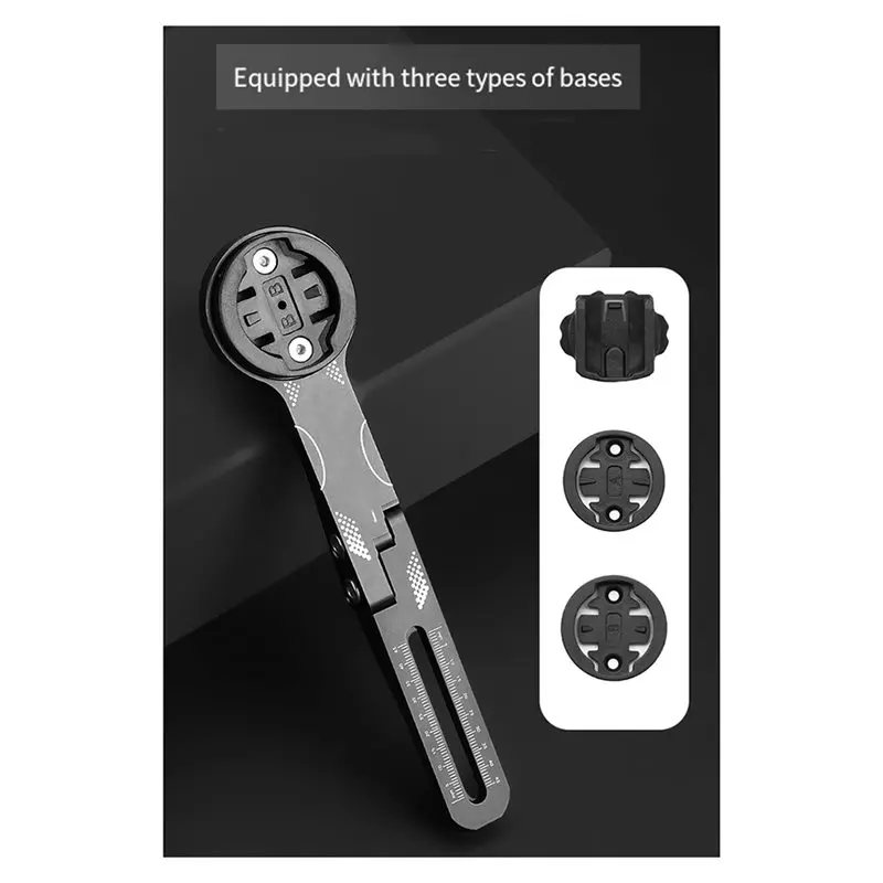 

Регулируемый удлинительный кронштейн A61P для велокомпьютеров с интегрированным креплением на руль и поддержкой нескольких устройств