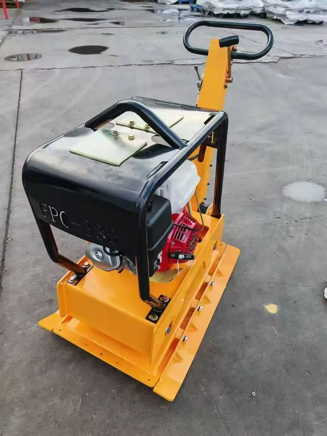High Working Efficiency Heavy Duty Vibrating Plate Compactor Reversible Plate Compactor Machine