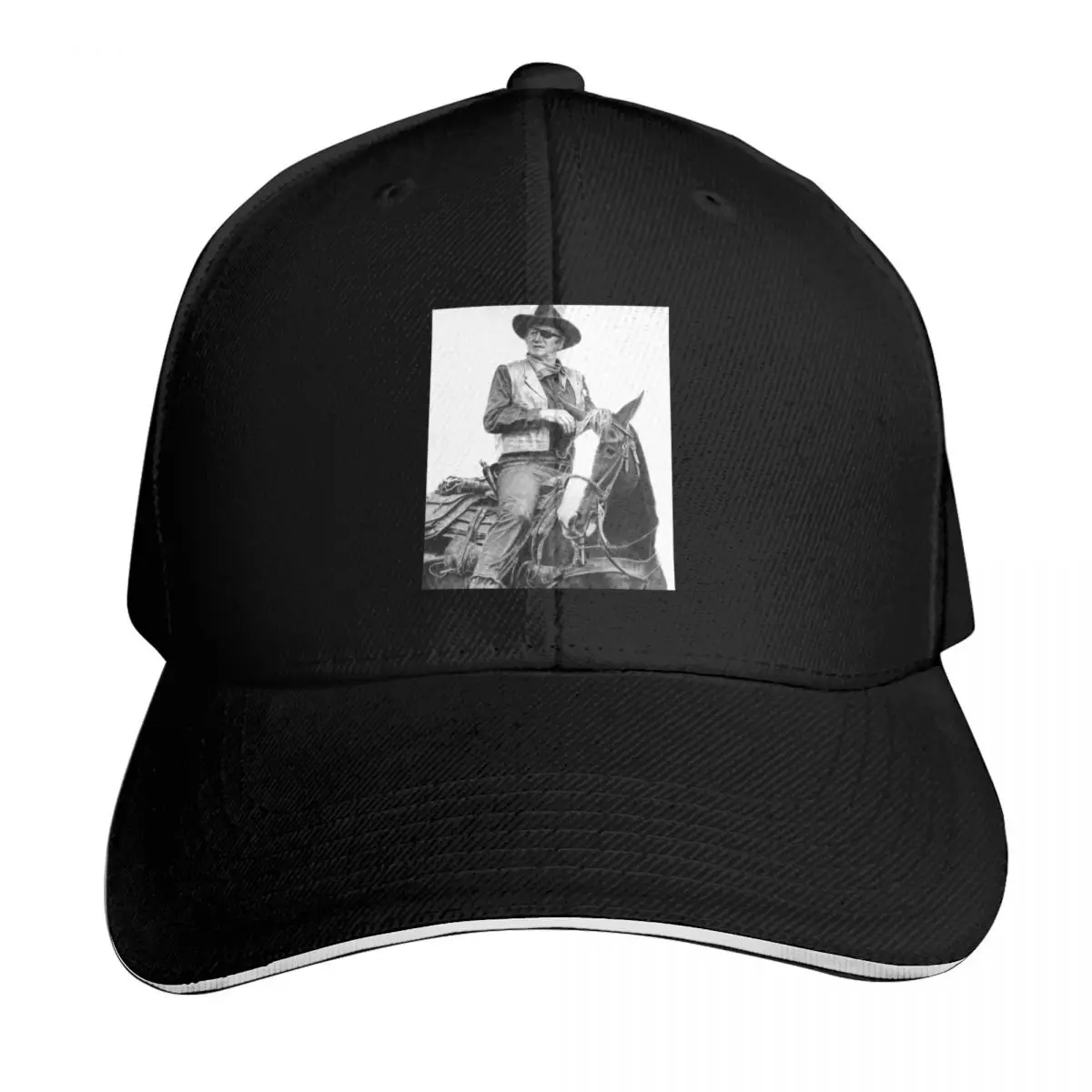 John Wayne as Rooster Cogburn Baseball Cap Casual Daily Wear Quick Dry Performance Cotton Twill Breathable