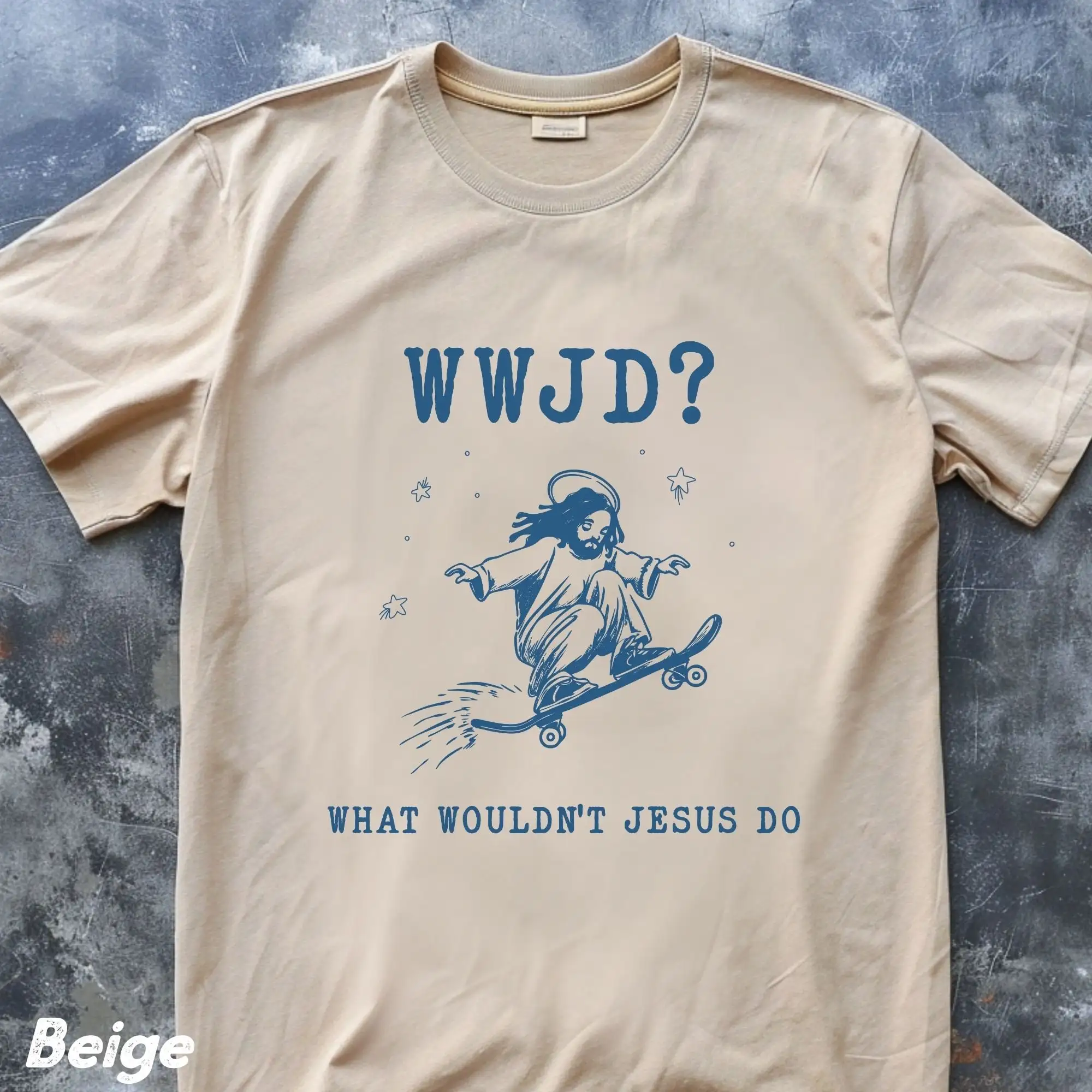 Wwjd T Shirt What Wouldnt Jesus Do Backflip Sarcastic Saying Chaotic 90S Silly Meme That Go Hard