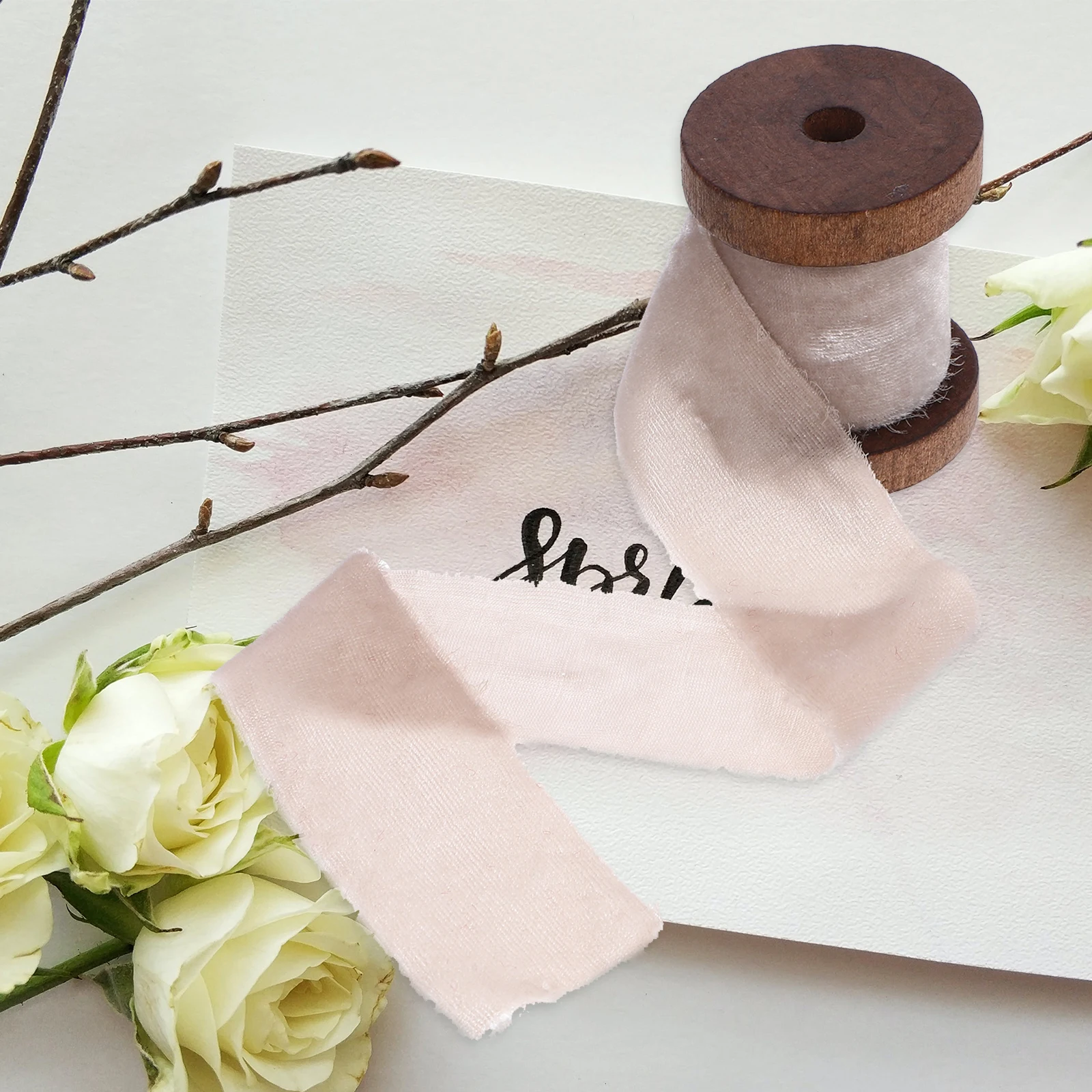 

Raw Edge Ribbon Practical Wrapping Chrustmas Present for Festive Decorative Packaging Scraps Wedding