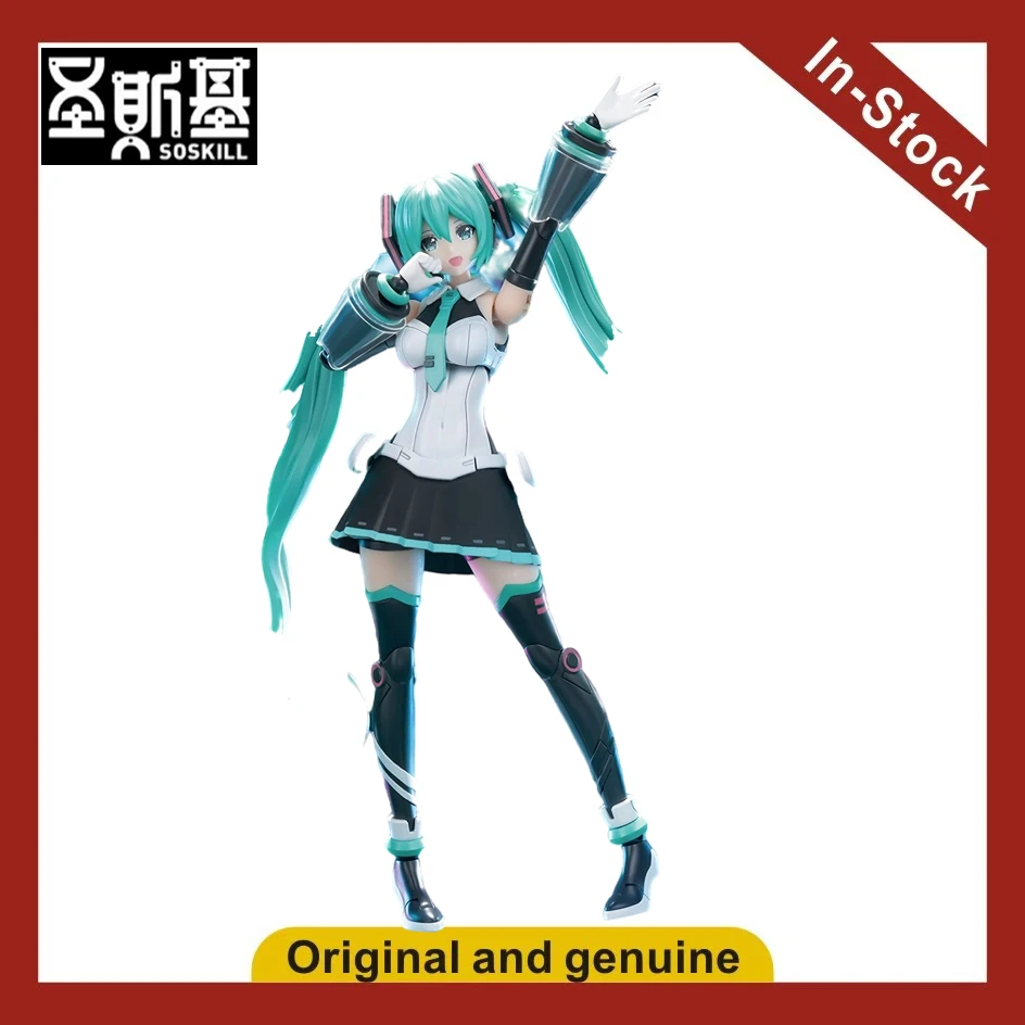 In Stock Original SOSKILL Hatsune Miku Series Assembled Model Hatsune Miku-Sing The Future Figure Model Toys Gifts Ornaments