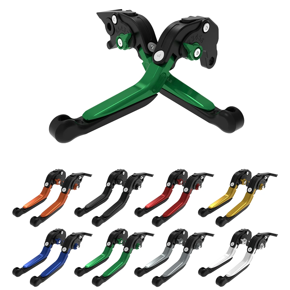 

For Kawasaki Z750/S Zephyr 550 ZR7 ZR750 ZX-6R ZX-9R ZXR400 ZZR600 Motorcycle Adjustable Folding Extendable Clutch Levers Brakes