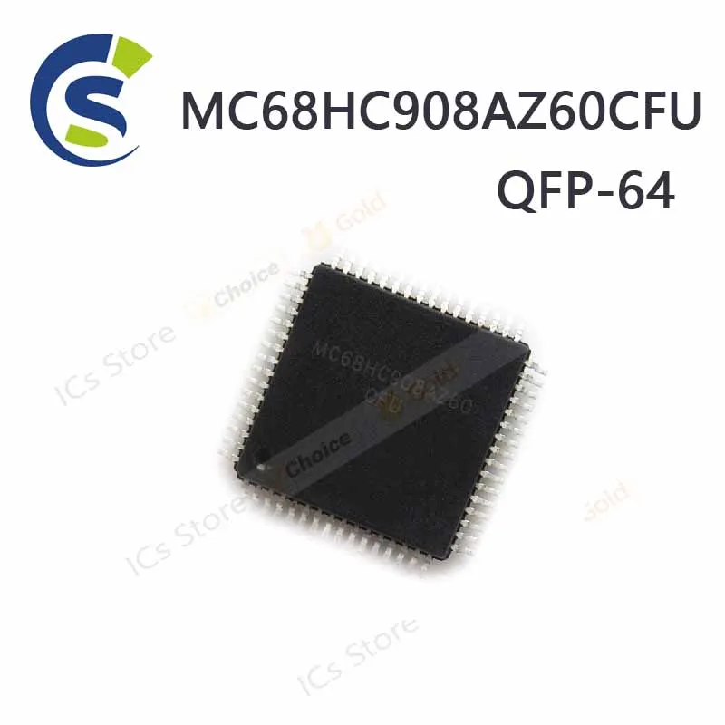 1PCS 100% New MC68HC908AZ60CFU 2J74Y MC68HC908AZ60 QFP-64