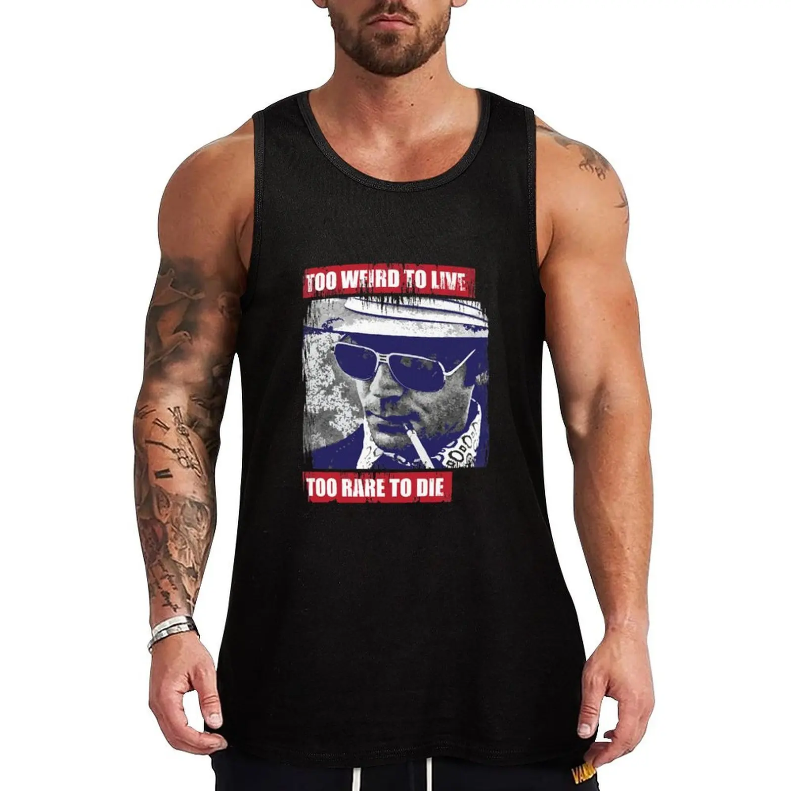 

Gonzo Hunter S Thompson Tank Top gym top Japanese t-shirt bodybuilding for men