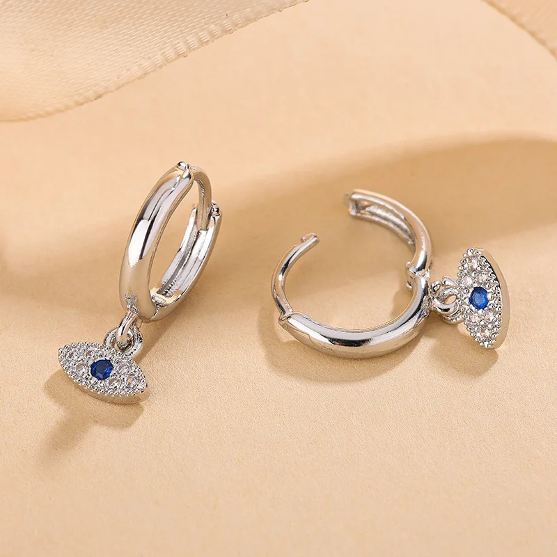 الإبداعية الشيطان العين الماس وأقراط شخصية موضة الاتجاه عطلة حفلة المرأة أقراط مجوهرات هدية #6