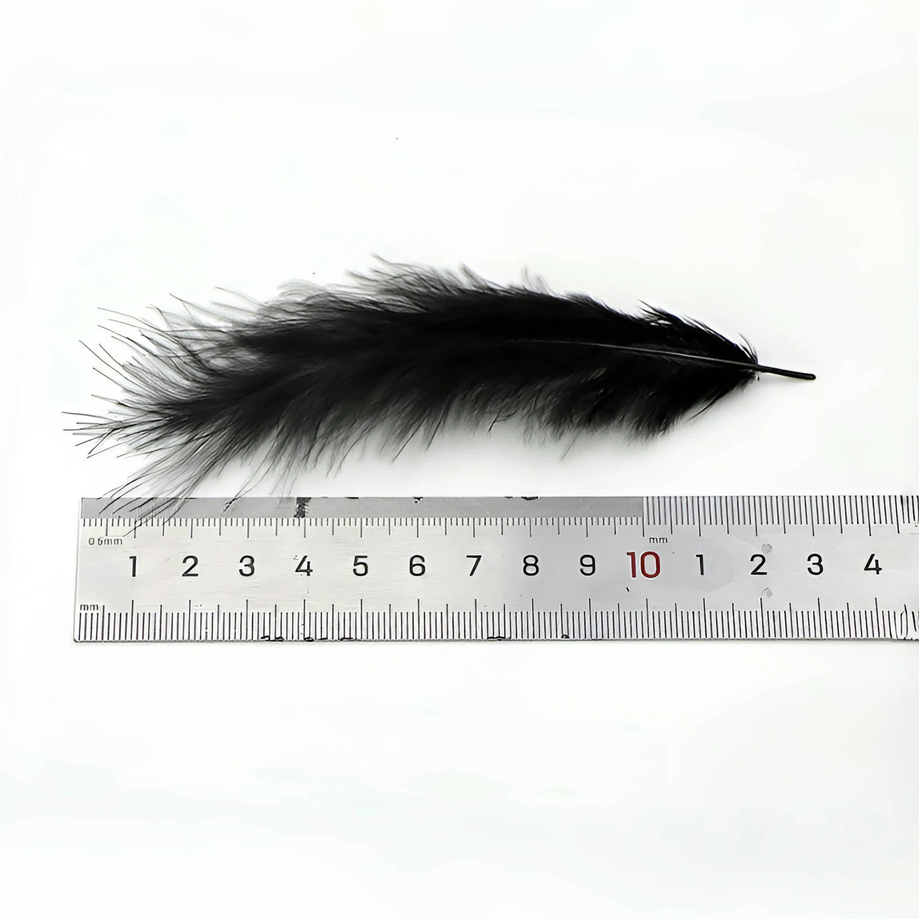 9-15 سنتيمتر 50 قطعة ريش تركيا الأبيض للحرف اليدوية مختلط الألوان الأسود الديكور الاطفال تقليم صغير بلوماس الزفاف زاك بلوم #2