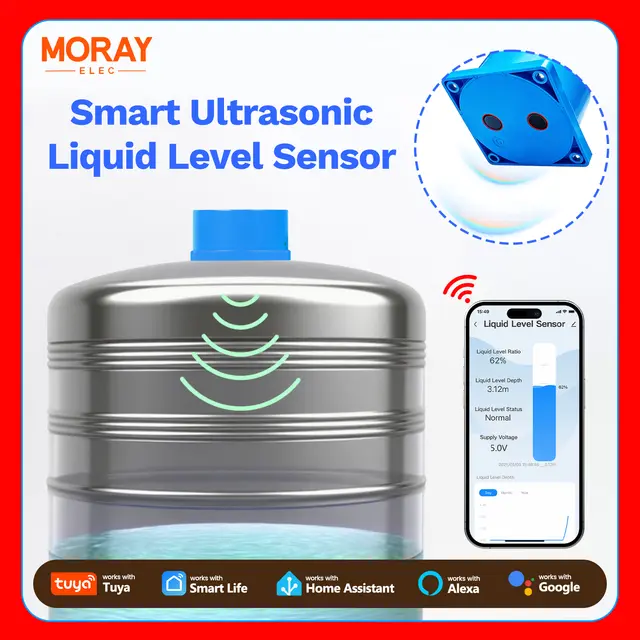 Moray ME201W Tuya Smartlife APP WiFi Wireless Smart Ultrasonic Water