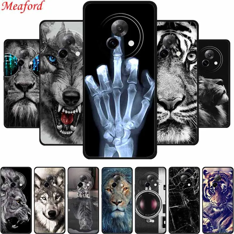 For Meizu Lucky 08 Case Luxury Black Silicone Soft Phone Case For Meizu Lucky 08 Back Cover Case Lucky08 6.78