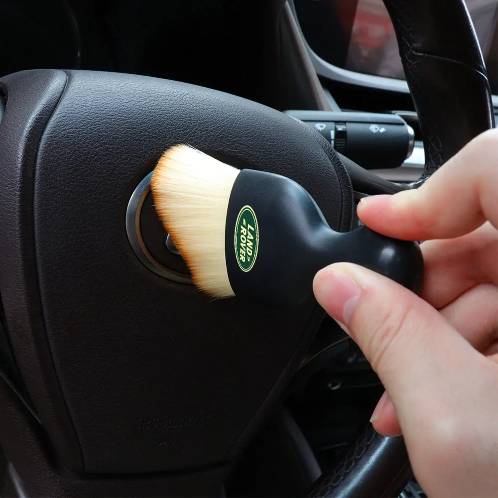 Car Center Console Clean Tool Air Outlet Cleaning Soft Brush With Shell Dust Removal Brush For Land Rover Velar Range Rover SVR