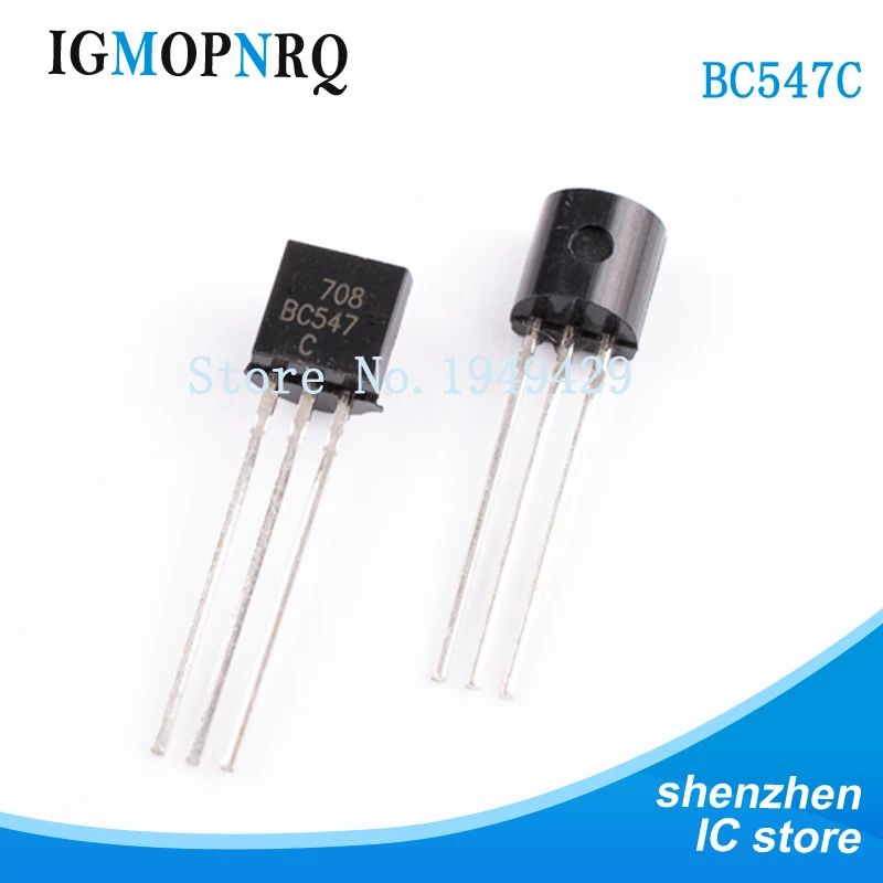 Transistor BC549C TO-92 BC549 TO92, 100 pièces, BC549B BC548B BC547C BC547B BC547 BC546B BC560C BC560B BC560 BC548 BC546
