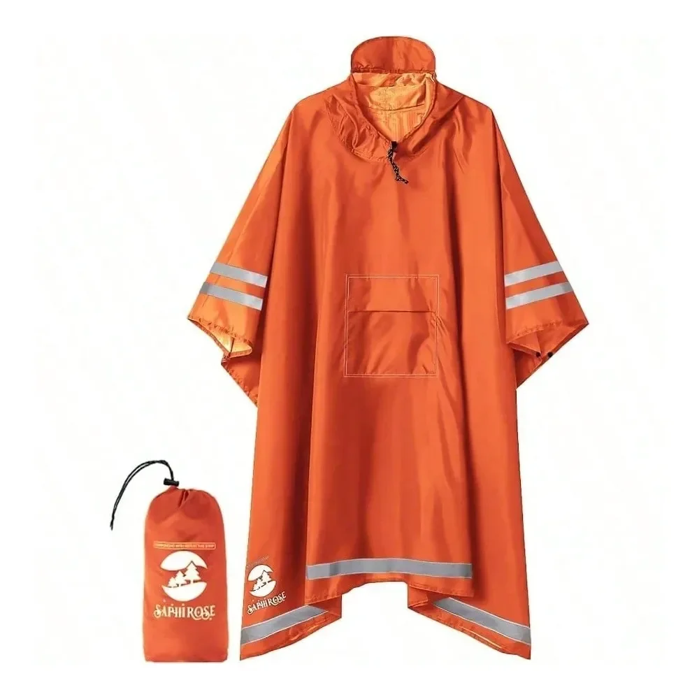 

Rain Poncho Waterproof Raincoat Men Women Adults