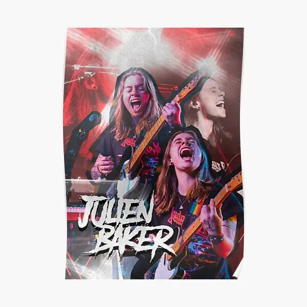 Julien Baker Mega  Poster Decoration Wall Print Funny Mural Picture Modern Home Art Decor Vintage Painting Room No Frame