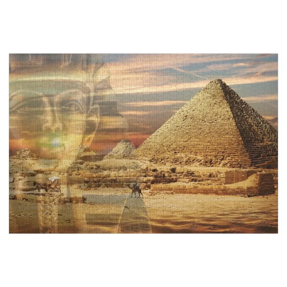 

Egypt Pyramid Pharaoh Jigsaw Puzzle Photo Custom Baby Toy Puzzle