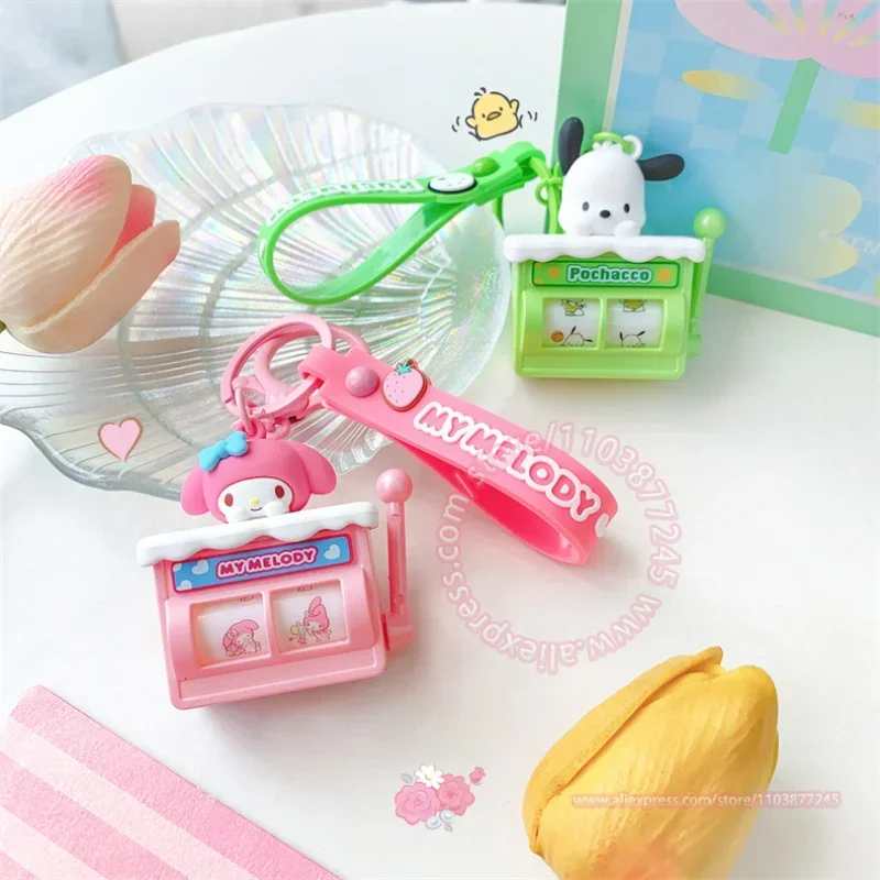 Sanrio Anhänger Nette Shaker Serie Cartoon Schlüsselbund Modell Dekoration kinder Spielzeug Geburtstag Präsentieren Anime Peripherie Ornamente