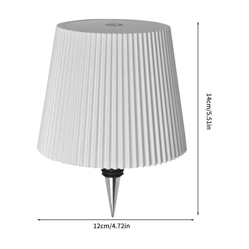 Lampe LED aste sans fil pour bouteille de vin, lampe de bouteille en verre, lampe d'accent décorative, batterie 2000mAh, table française