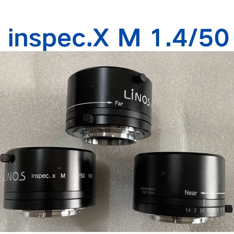 Used Inspec.X M 1.4/50 NIR infrared camera industrial lens testing OK for fast shipping