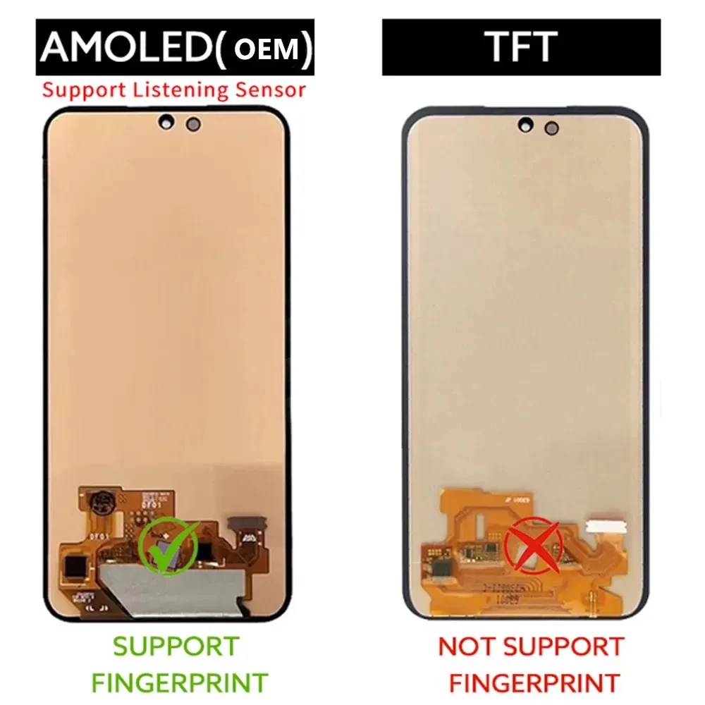 6.4\'\' For Samsung Galaxy A54 5G Display A546B A546E A546U LCD Touch Screen Panel Digitizer Replacement A546E A546U Assembly Test