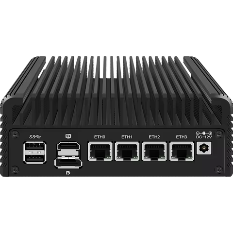 Firewall Appliance Mini PC Intel N150 4x LAN 2.5G i226V Network Card Soft Router Pfsense OPNsense GK Computer DP HD Windows11