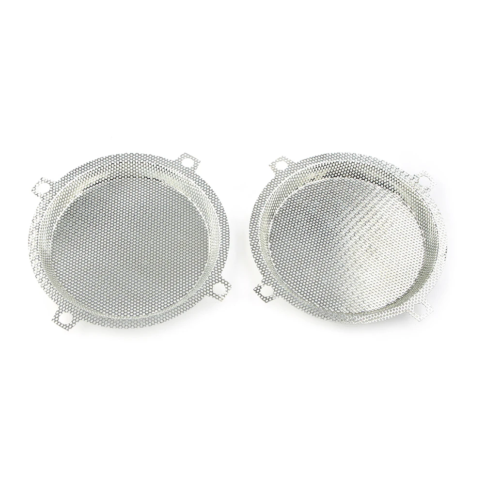 2x Punched Front Mesh Speaker Grills Cover for Harley Touring Electra Glide FLHTC w/ 5.25