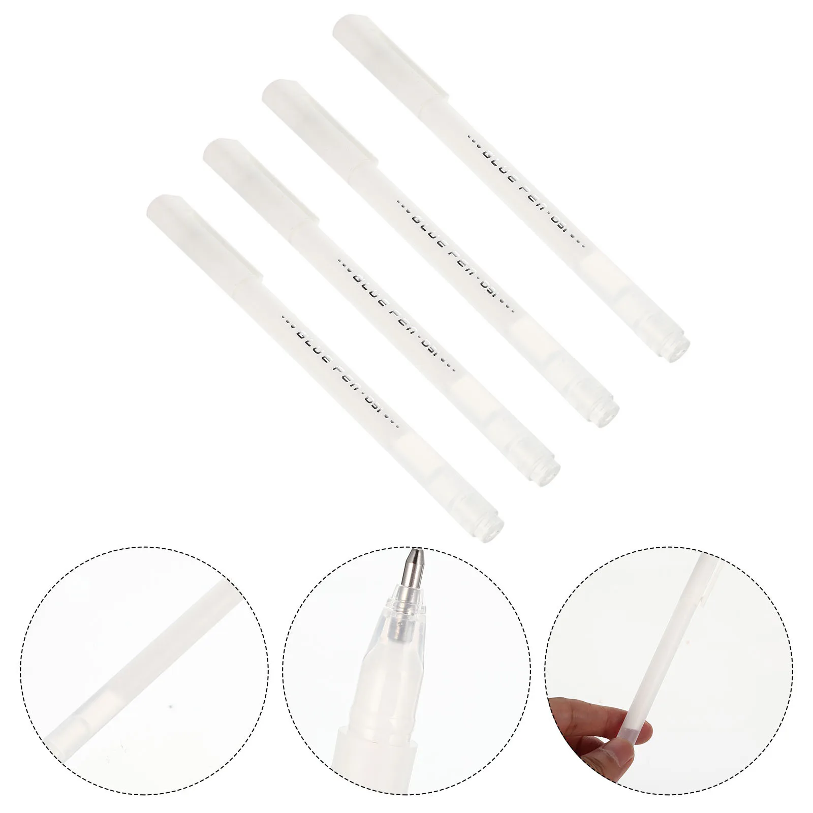 4 قطعة فريد الغراء القلم النقاط 1 مللي متر بنك الاستثمار القومي يموت قطع بطاقة صنع اليدوى الأعمار 1-3 DIY لوازم الغراء أقلام DIY بها بنفسك أداة #5